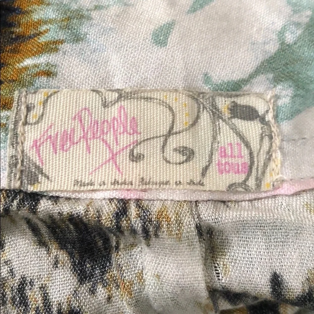 Free People Print top / topper